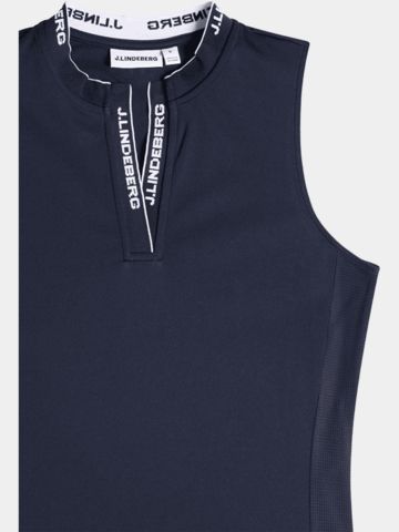 J.Lindeberg Leya Sleeveless Top ohne Arm Polo navy