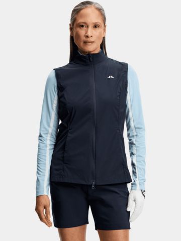 J.Lindeberg Thorine Wind Vest Windstopp Weste navy