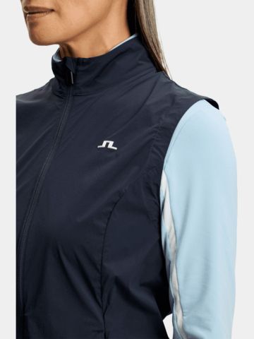 J.Lindeberg Thorine Wind Vest Windstopp Weste navy