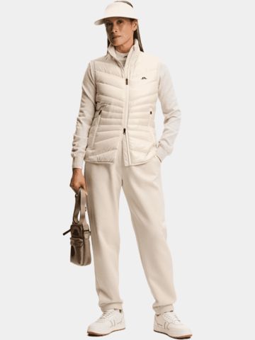 J.Lindeberg Lara Light Down Vest Daunen Weste sand