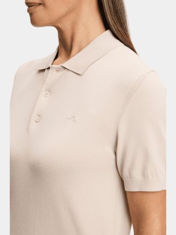 J.Lindeberg Blake Knit Strick Polo sand