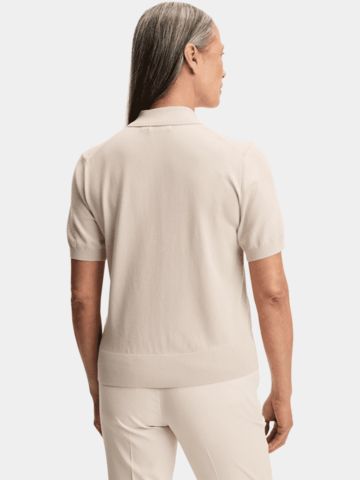 J.Lindeberg Blake Knit Strick Polo sand