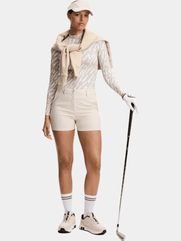 J.Lindeberg Ella Print Compression Top Stretch Unterzieher navy