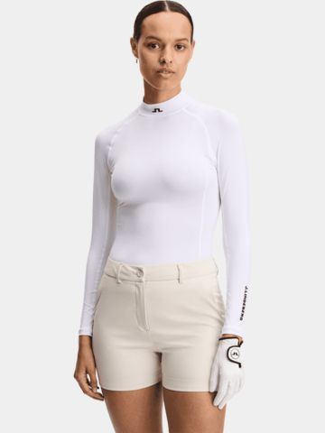 J.Lindeberg Ella Compression Top Mock undershirt bílá