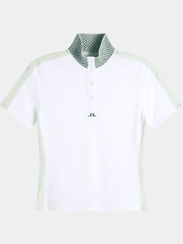 J.Lindeberg Pip Halbarm Polo weiß