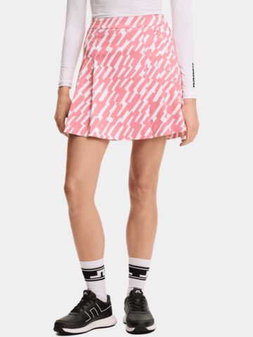 J.Lindeberg Alesia Print Skirt kurz Skort pink