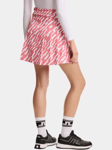 J.Lindeberg Alesia Print Skirt kurz Skort pink