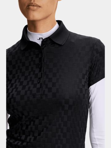 J.Lindeberg Dally Dress Halbarm Kleid schwarz