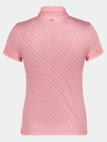 J.Lindeberg CAITLYN polokošile s polovičním rukávem růžová