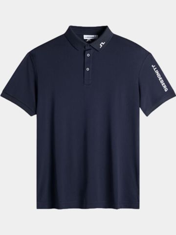 J.Lindeberg Tour Tech Halbarm Polo navy