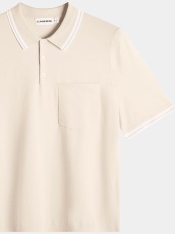 J.Lindeberg Ramon Knit Strick Polo sand