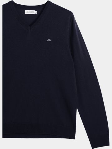 J.Lindeberg Lymann Knitted Sweater Pullover Strick navy