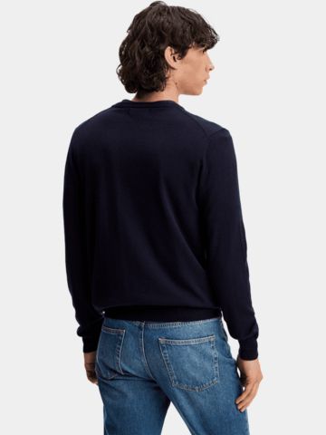 J.Lindeberg Lymann Knitted Sweater Pullover Strick navy
