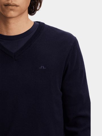 J.Lindeberg Lymann Knitted Sweater Pullover Strick navy