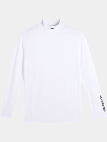 J.Lindeberg Ello Compression Top Mock Unterzieher weiß