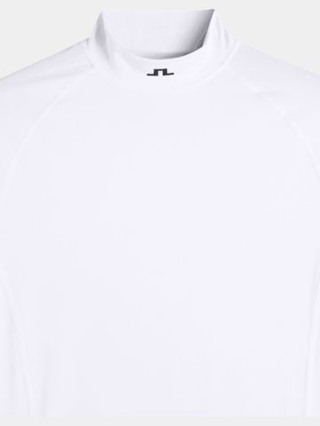 J.Lindeberg Ello Compression Top Mock Unterzieher weiß