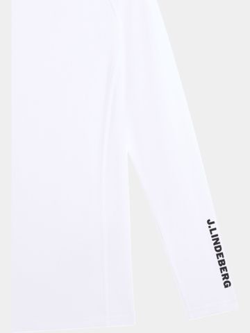 J.Lindeberg Ello Compression Top Mock Unterzieher weiß