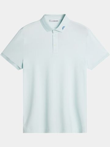 J.Lindeberg KV Print Halbarm Polo hellblau