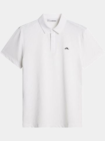J.Lindeberg Wilhelm Halbarm Polo weiß