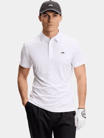 J.Lindeberg Wilhelm Halbarm Polo weiß