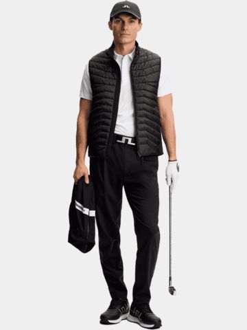 J.Lindeberg Wilhelm Halbarm Polo weiß