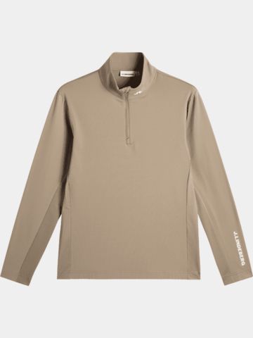 J.Lindeberg Tour Tech Stretch Midlayer camel
