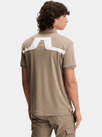 J.Lindeberg KV Halbarm Polo camel
