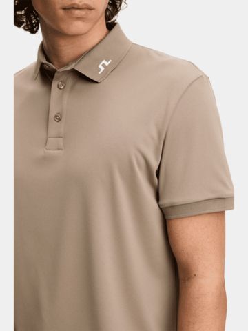 J.Lindeberg KV Halbarm Polo camel
