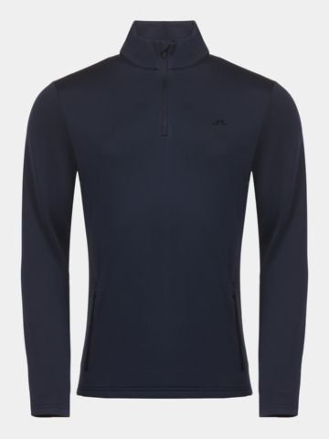 J.Lindeberg Aerial Quarter Zip GH Stretch Midlayer navy