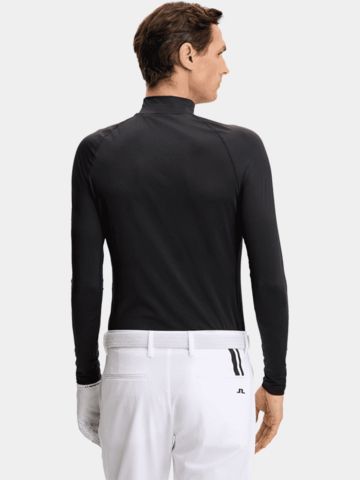 J.Lindeberg Ello Compression Top Mock Unterzieher schwarz