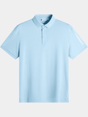 J.Lindeberg Tour Tech Halbarm Polo blau