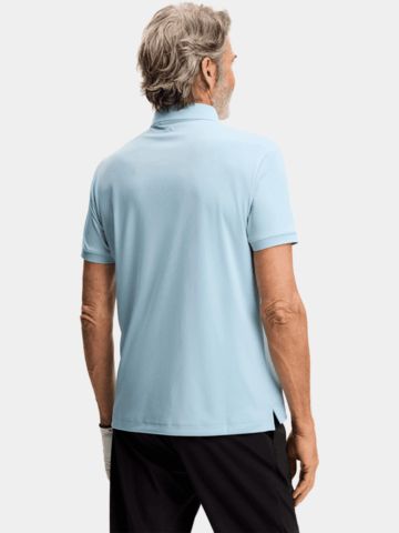 J.Lindeberg Tour Tech Halbarm Polo blau