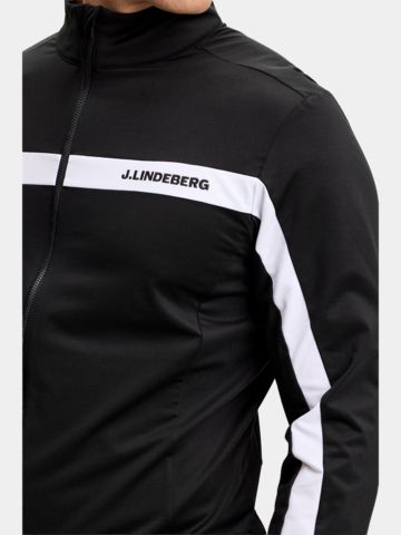 J.Lindeberg Jarvis Mid Layer Stretch Jacke schwarz