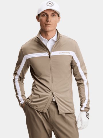 J.Lindeberg Jarvis Mid Layer Stretch Jacket camel