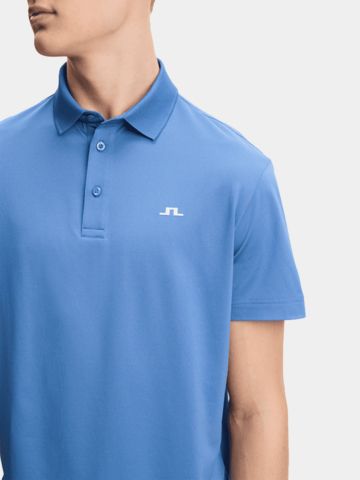 J.Lindeberg Bridge Halbarm Polo blau