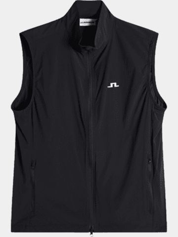 J.Lindeberg Ash Light Packable Vest Windstopp Weste schwarz