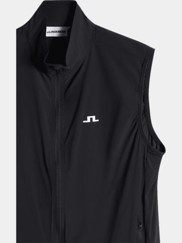 J.Lindeberg Ash Light Packable Vest Windstopp Weste schwarz