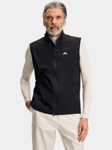 J.Lindeberg Ash Light Packable Vest Windstopp Weste schwarz