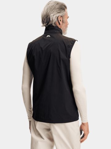 J.Lindeberg Ash Light Packable Vest Windstopp Weste schwarz