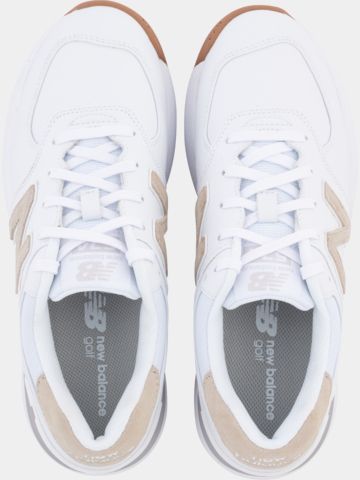 New Balance 574 Greens Golfschuhe weiß