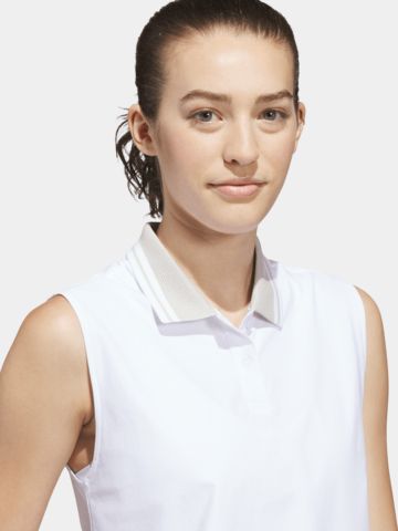 adidas BTC TWST SL ohne Arm Polo weiß