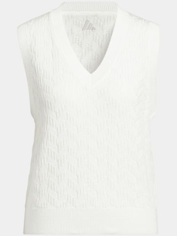 adidas Pletený svetr ULTT KNT VST bílá