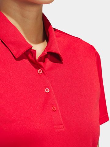 adidas PERFORMANCE SHORT SLEEVE Halbarm Polo rot