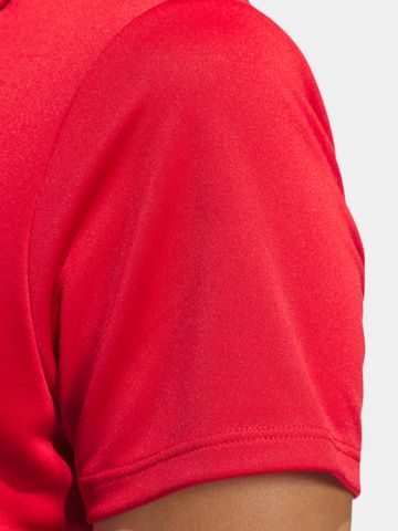 adidas PERFORMANCE SHORT SLEEVE Halbarm Polo rot