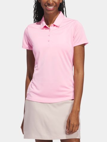 adidas PERFORMANCE SHORT SLEEVE Halbarm Polo rosa