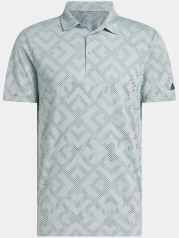 adidas ULT CLSN JACQ polokošile s polovičním rukávem světle zelená