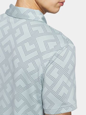 adidas ULT CLSN JACQ Halbarm Polo hellgrün