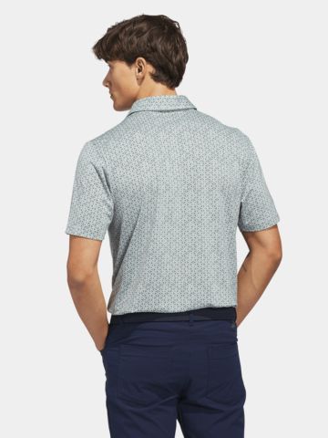 adidas ULT MSH CL PRT2 Halbarm Polo hellgrün