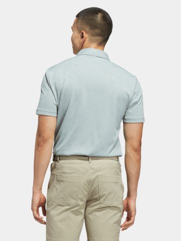 adidas ULT CLIMA JACQ Halbarm Polo hellgrün