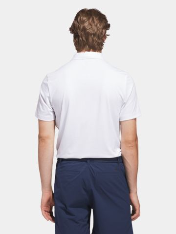 adidas ULT+ GO-TO PRT Halbarm Polo weiß